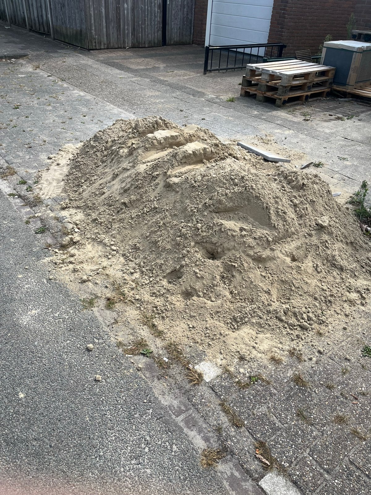 Gratis ophoogzand af te halen, Tuin en Terras, Zand, Ophalen, Gebruikt, Ophoogzand