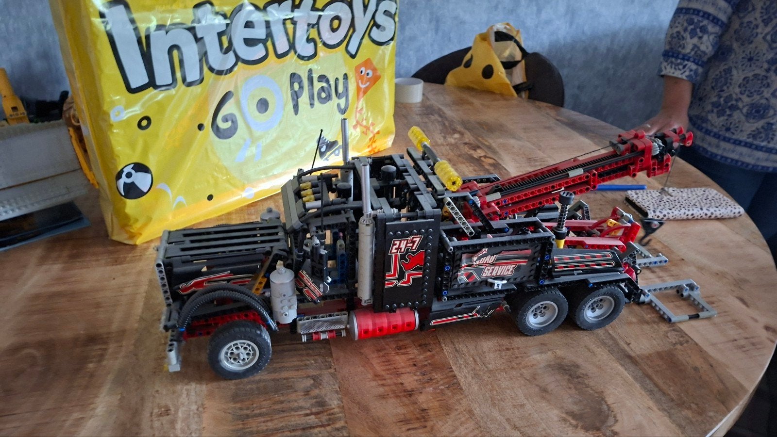 Lego Technic Sleepwagen (42128), Ophalen of Verzenden, Gebruikt