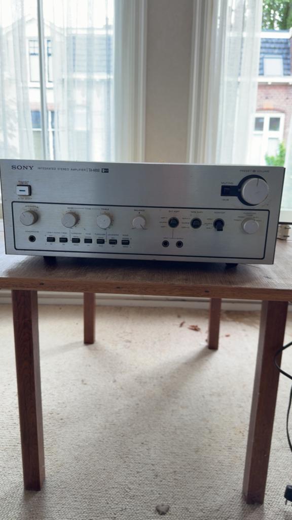 Sony TA-4650 Geïntegreerde Stereo Versterker, Ophalen, Gebruikt, 60 tot 120 watt, Sony