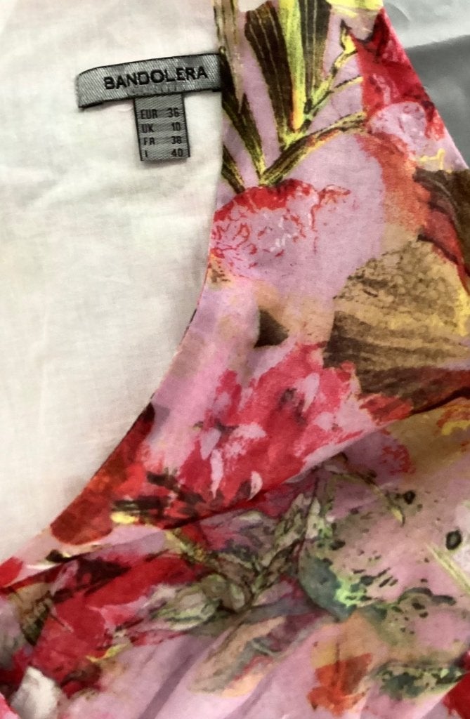 Mooi BANDOLERA Jurkje mt 36, Kleding | Dames, Ophalen, Zo goed als nieuw, Knielengte, Roze
