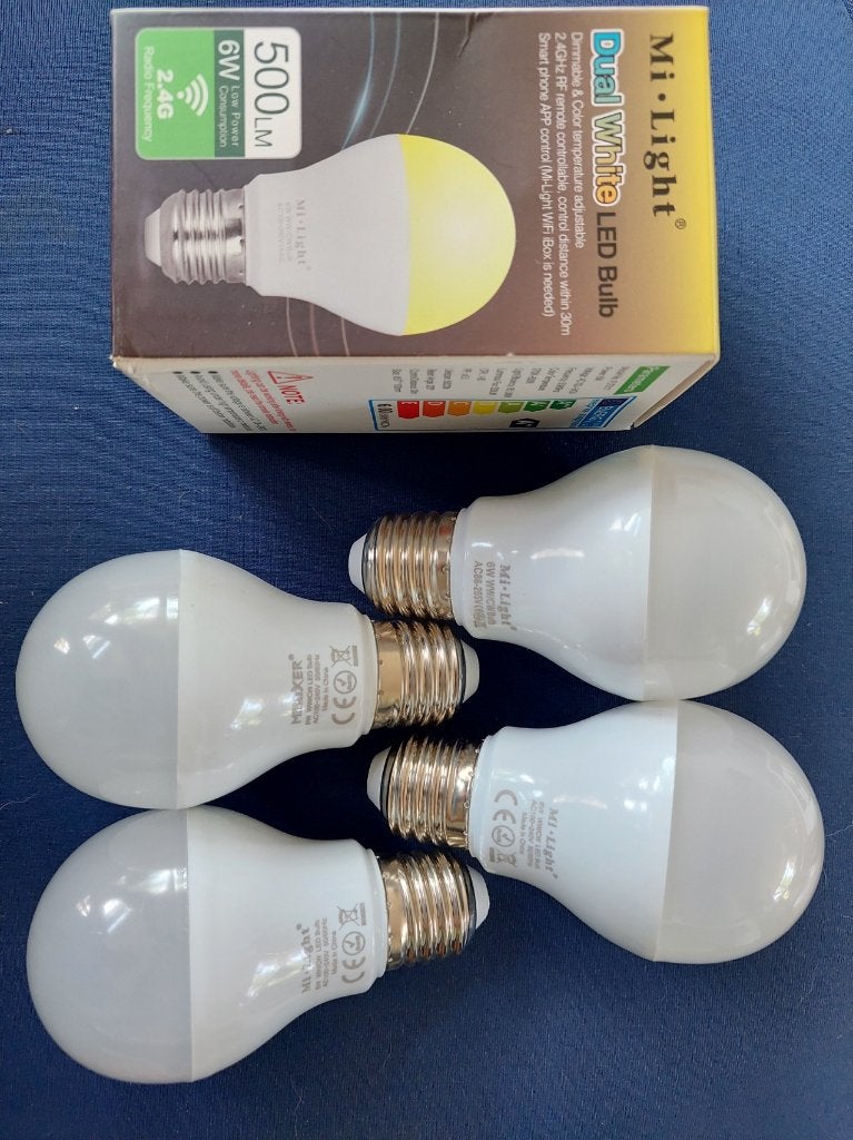 Compleet MiLight smart lampen + controllers + gateway, Led-lamp, Gebruikt, Meerkleurig, Smart