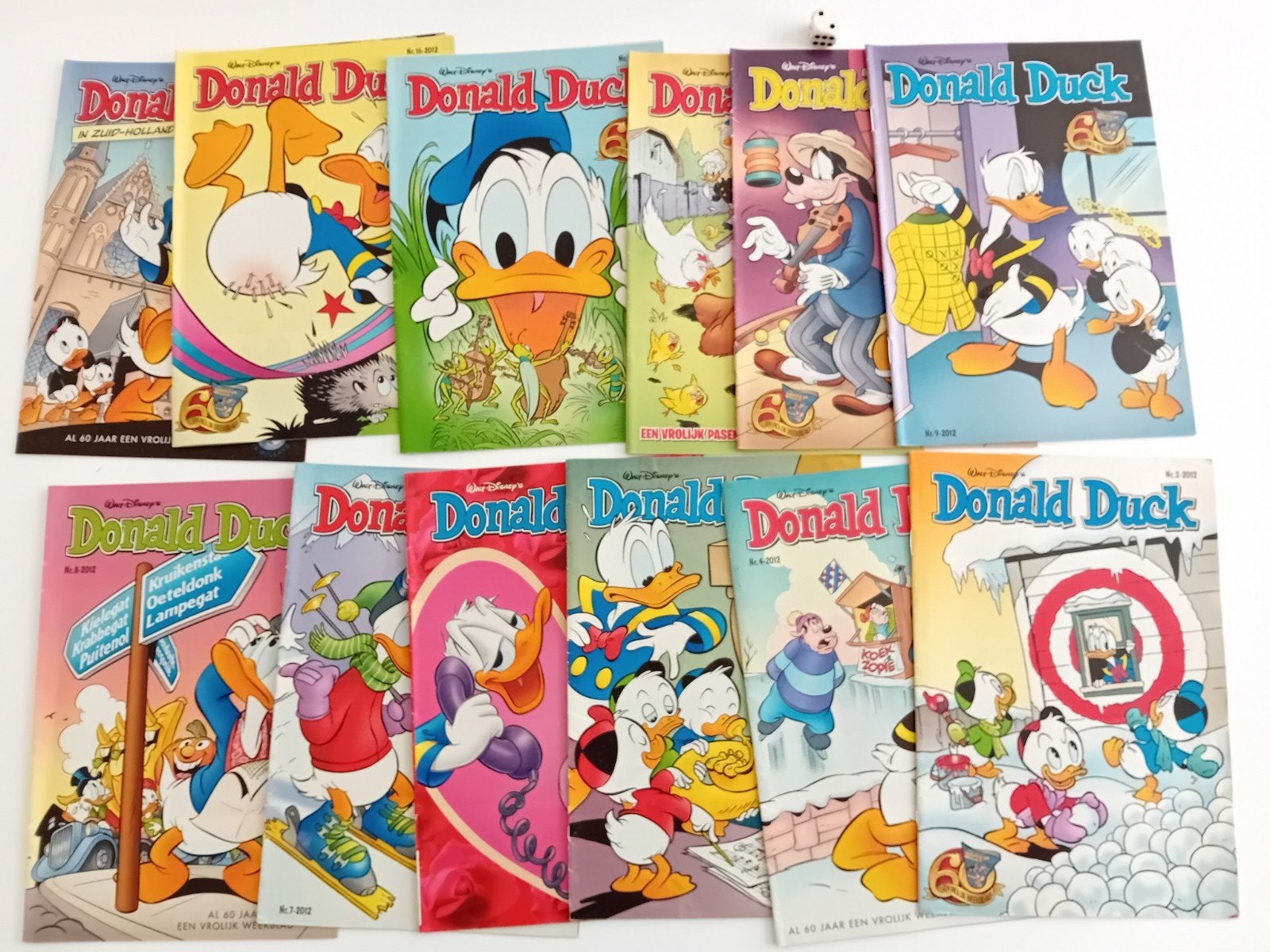Donald Duck 2012. 12x, Ophalen of Verzenden, Gelezen