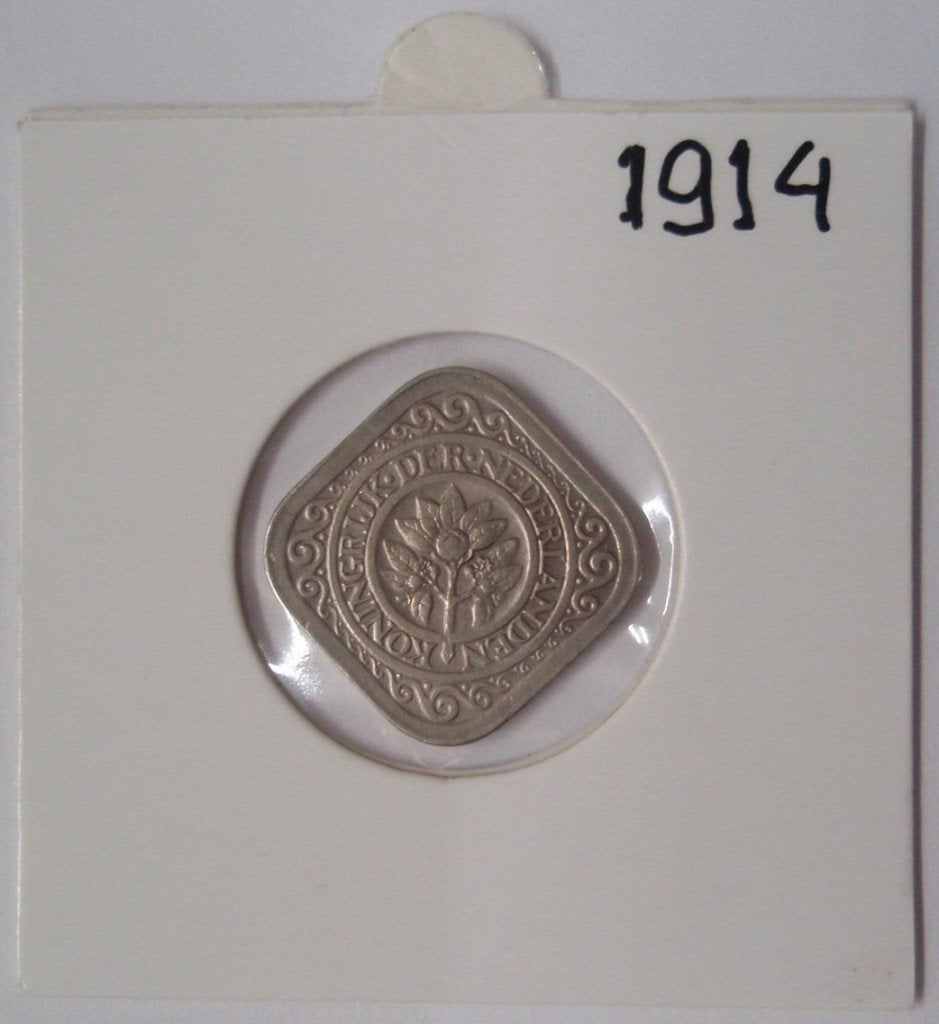 5 cent 1914 Koningin Wilhelmina, Ophalen of Verzenden, Koningin Wilhelmina, 5 cent, Losse munt