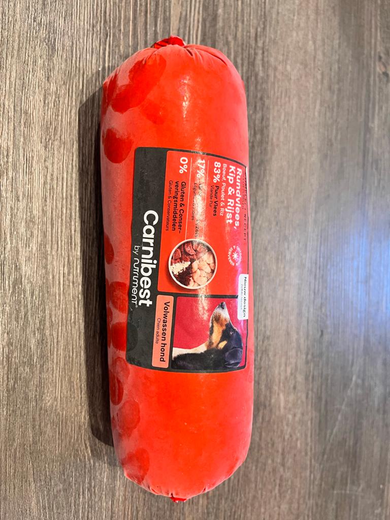 Carnibest vlees hond, Ophalen, Hond