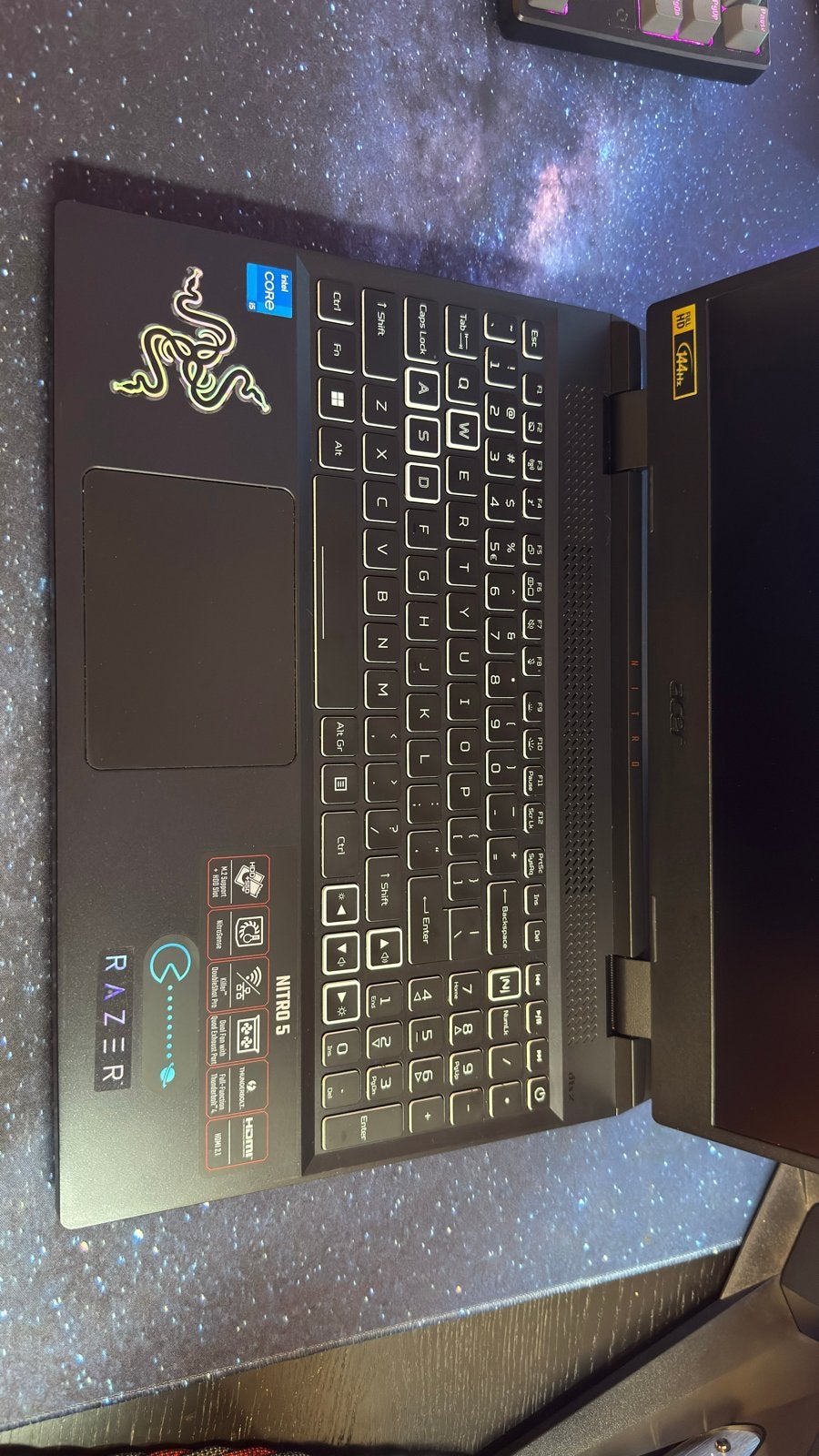 FULL SET Nitro 5 AN515-58-56BL Gaming Laptop RTX 3060, Ophalen, Met videokaart, Zo goed als nieuw, Gaming