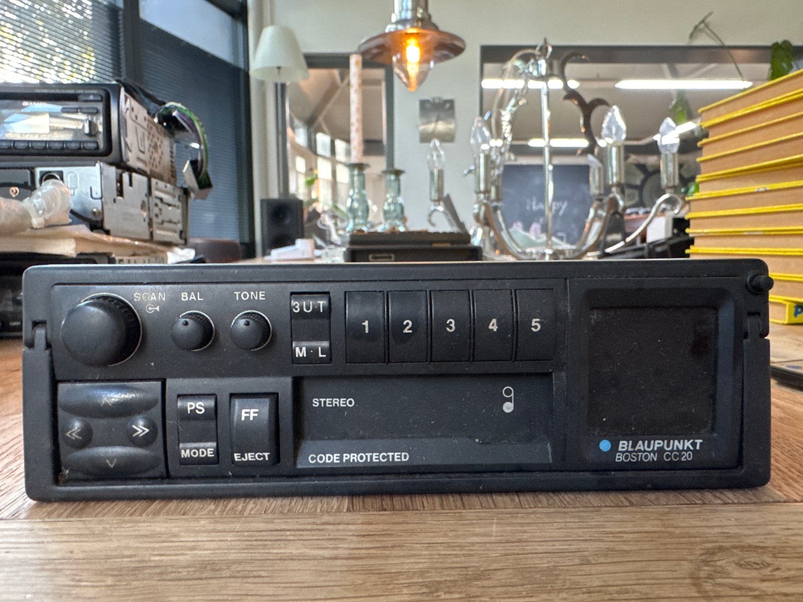 Blaupunkt Boston CC 20 I autoradio - Vintage cassette speler, Auto diversen, Ophalen of Verzenden, Gebruikt