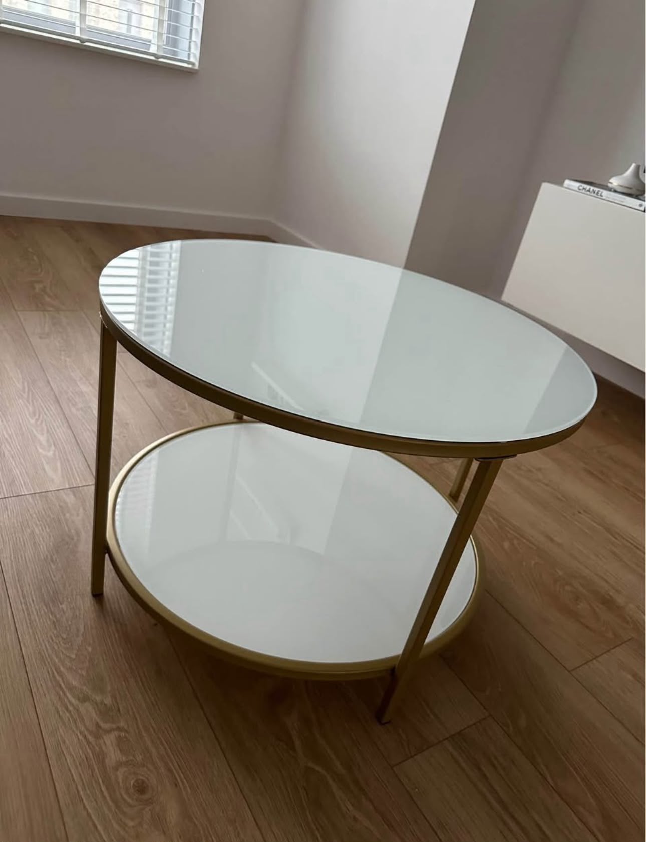 Salontafel, Huis en Inrichting, Ophalen, Zo goed als nieuw, Rond
