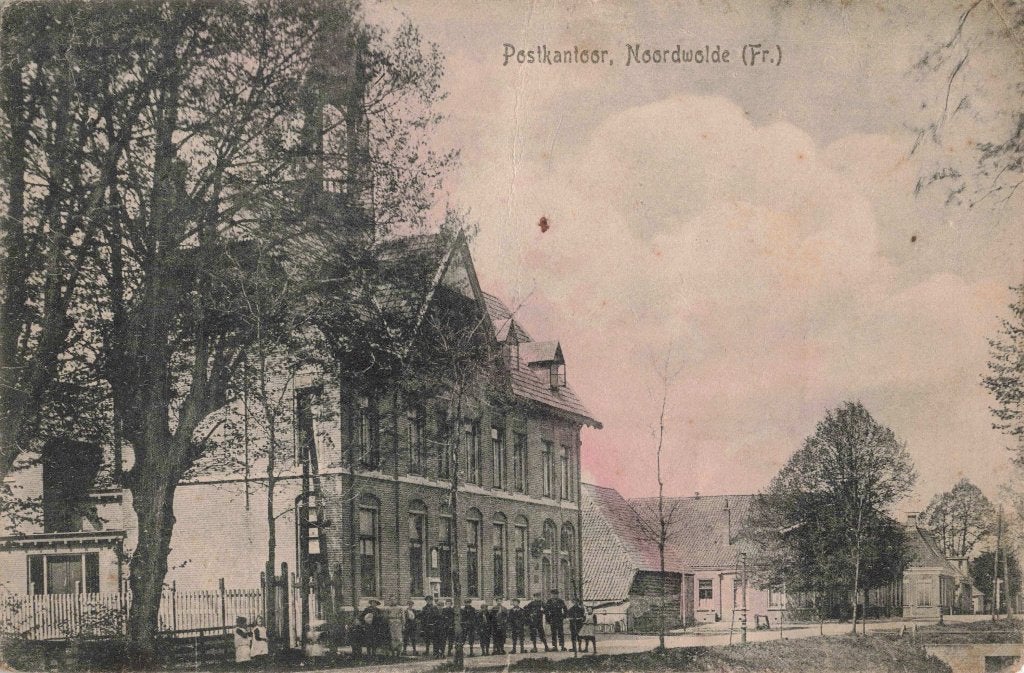 Noordwolde Postkantoor B3407, Ophalen, Voor 1920, Gelopen, Friesland