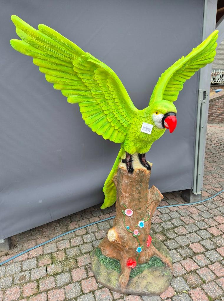 Ara , groot tuinbeeld, Tuin en Terras, Ophalen, Nieuw, Kunststof, Dierenbeeld