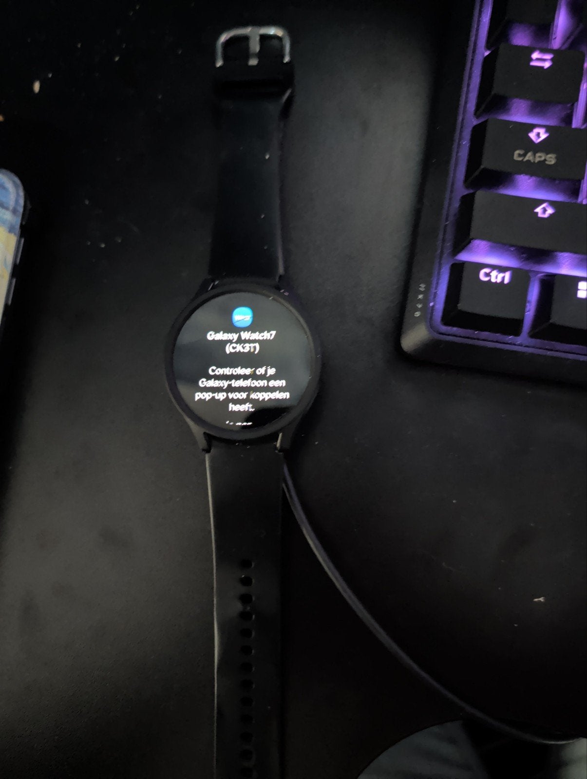 Samsung Smartwatch 7 44mm  - Scherm gebarsten, Gebruikt, Ophalen of Verzenden, Samsung, Android