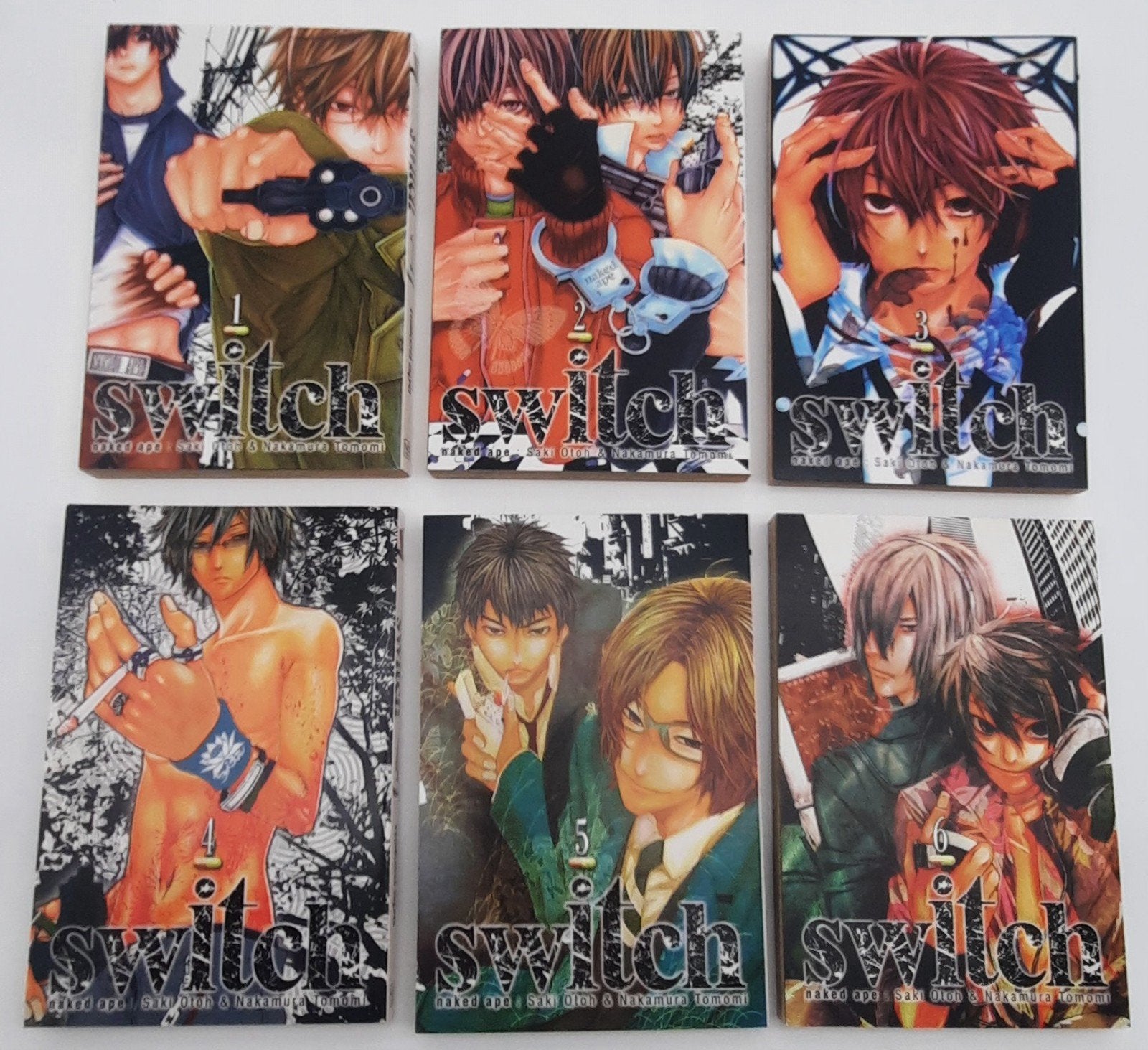 Manga Switch Naked Ape Vol. 1 t/m 6 NIEUWstaat!, Meerdere comics, Ophalen of Verzenden, Zo goed als nieuw, Japan (Manga)