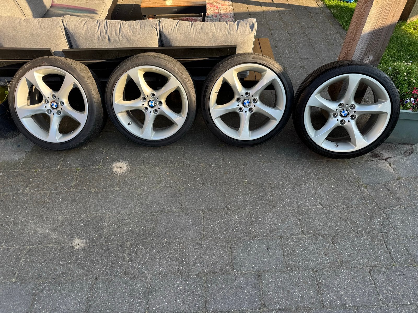 BMW Style 230 19 inch breedset velgen, Gebruikt, Banden en Velgen, Zomerbanden, Ophalen