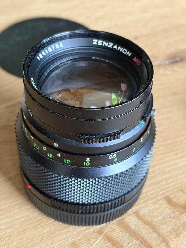 Zenzanon 150mm f/3.5 lens voor Bronica ETR/ETRS/ETRSi, Ophalen of Verzenden, Gebruikt, Telelens