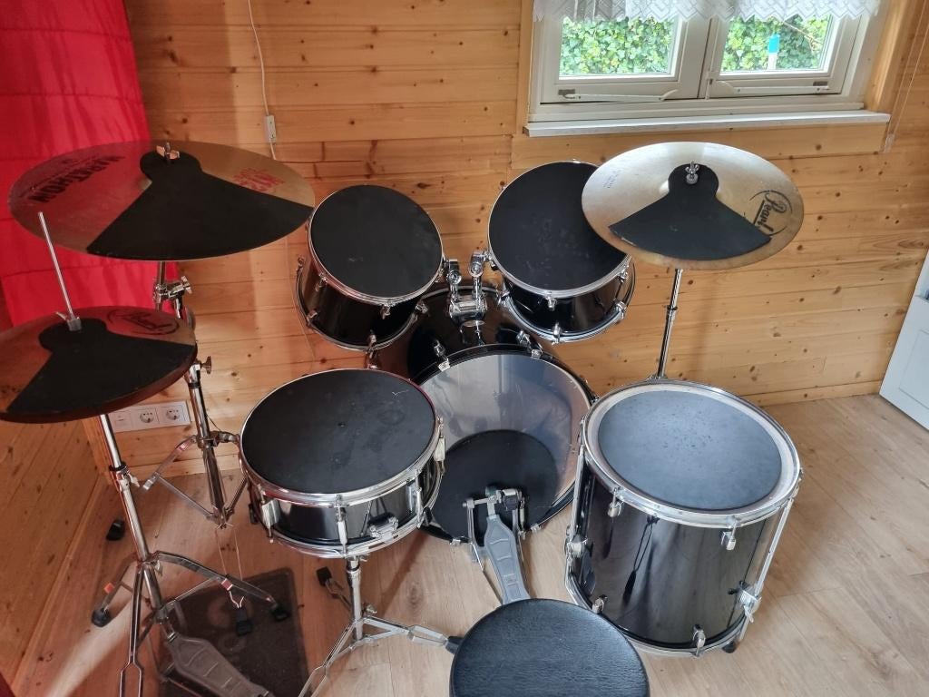 drumstel, Muziek en Instrumenten, Drumstellen en Slagwerk, Ophalen, Gebruikt, Pearl