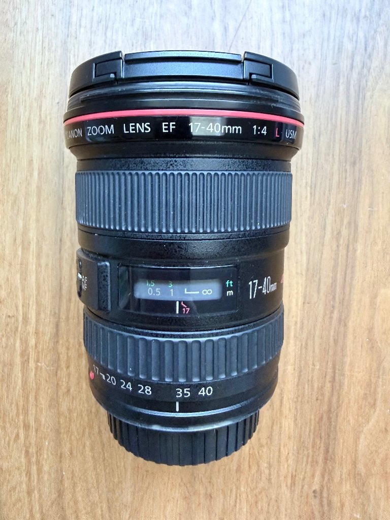 Canon EF 17-40 L f/4 zoomlens, Audio, Tv en Foto, Fotografie | Lenzen en Objectieven, Canon, Zo goed als nieuw, Handmatige focus