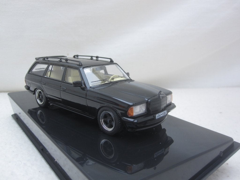 Mercedes-Benz s123 500TE V8 AMG Station 1979 zwart 1:43 IXO, Ophalen of Verzenden, Nieuw, Auto, Overige merken