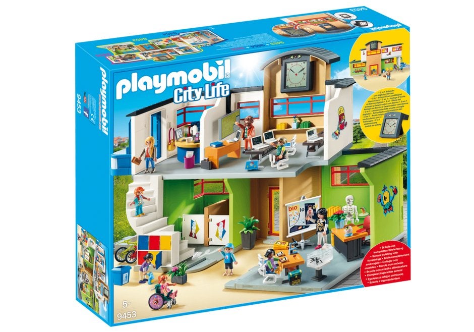9453 de grote school, Kinderen en Baby's, Speelgoed | Playmobil, Complete set, Nieuw, Ophalen of Verzenden, City life