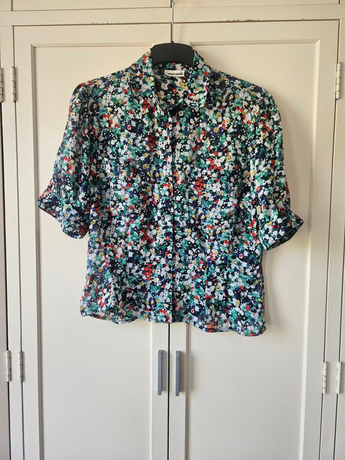 Gerry Weber blouse maat 40 zgan, Maat 38/40 (M), Overige kleuren, Ophalen of Verzenden, Zo goed als nieuw