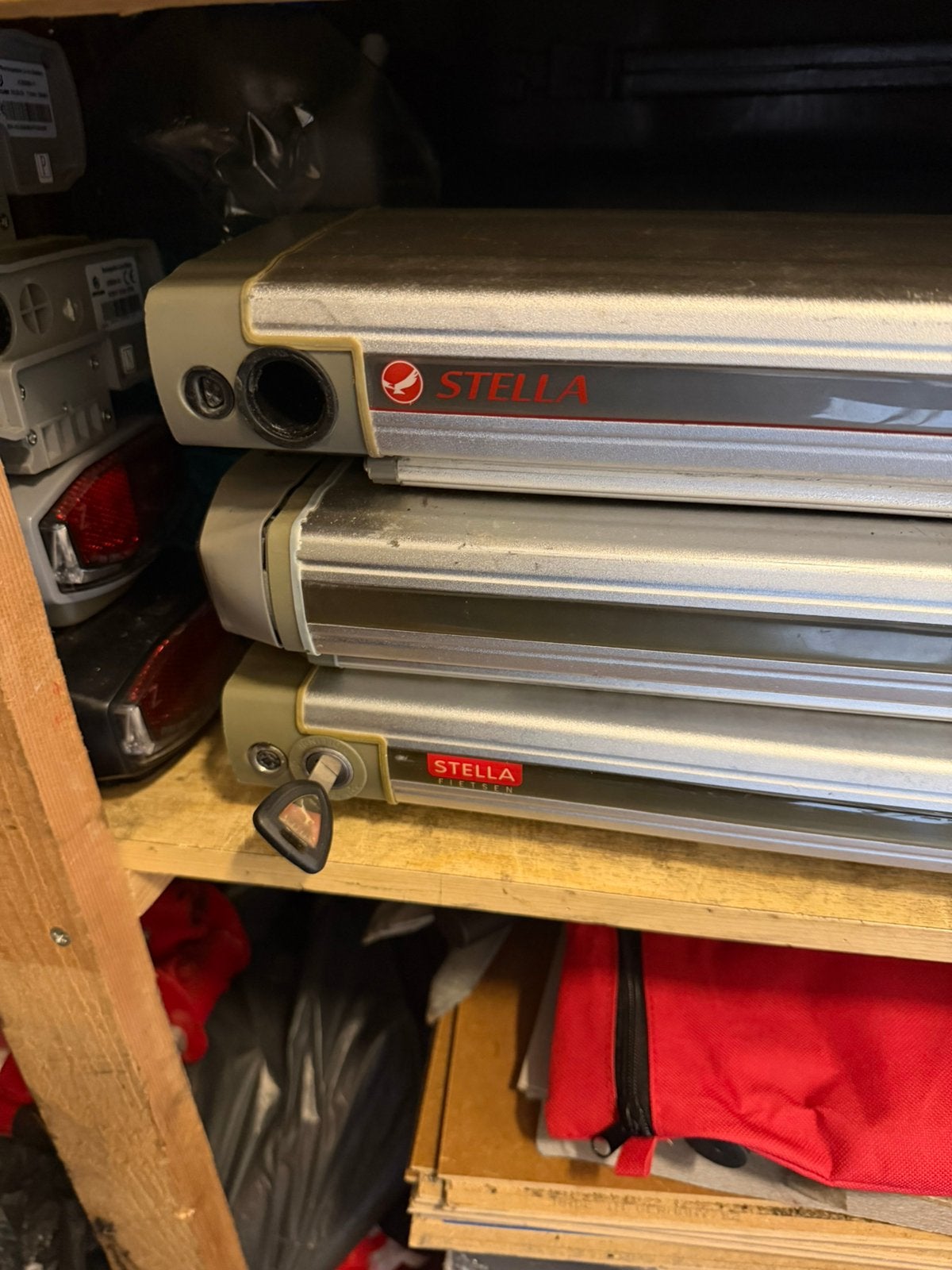 7 x stella accu's defect, Fietsen en Brommers, Elektrische fietsen, 51 tot 55 cm, Ophalen, Zo goed als nieuw, Overige merken