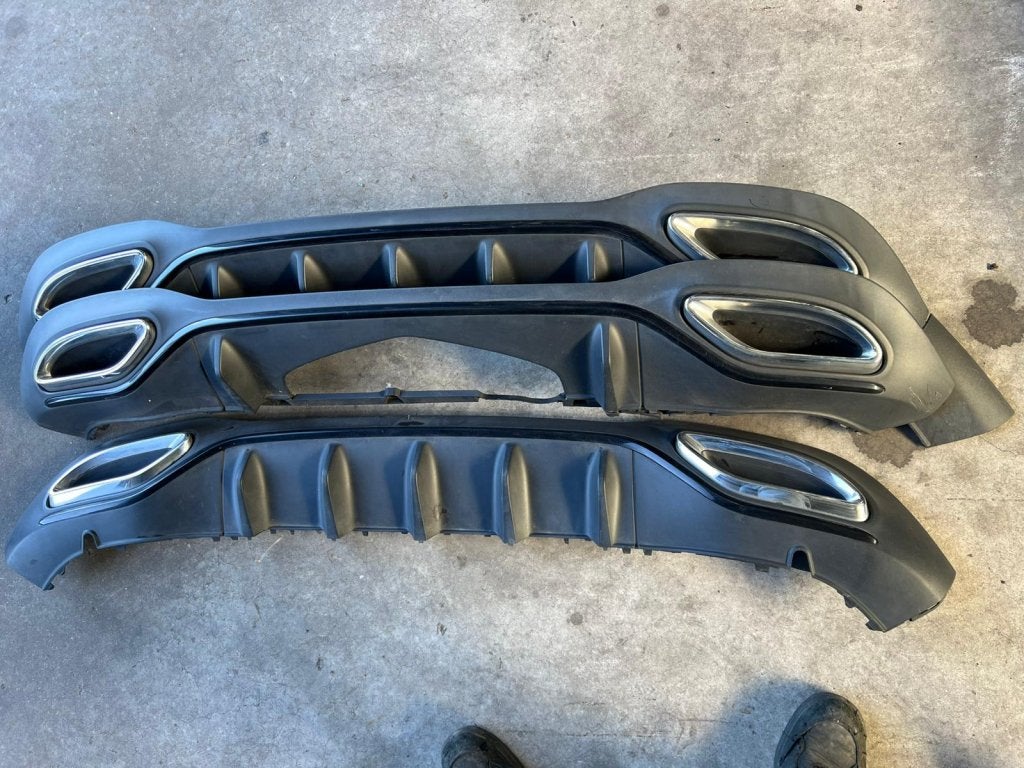 diffuser a-klasse smp amg a1778853701 2x 2018+, Auto-onderdelen, Gebruikt, Duitsland, Achter, Bumper