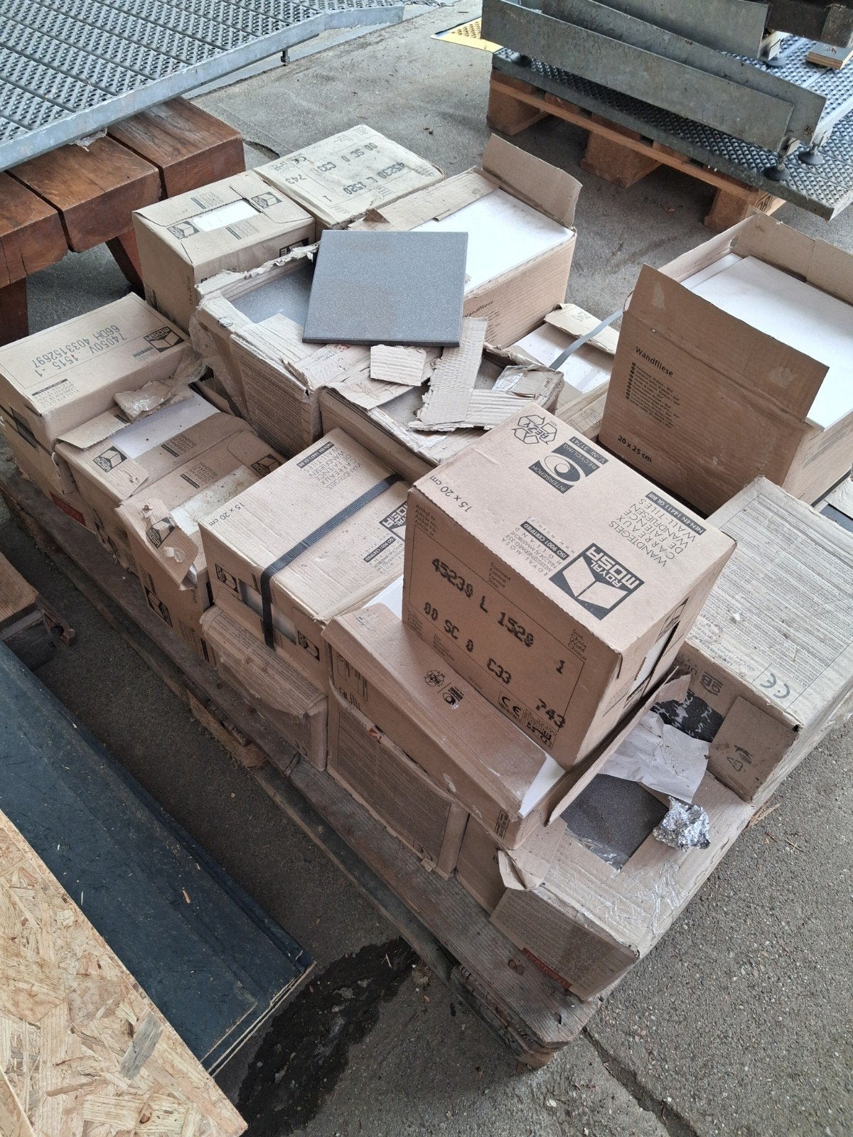 pallet wandtegels, Ophalen, 60 cm of meer, Nieuw, Minder dan 5 m²