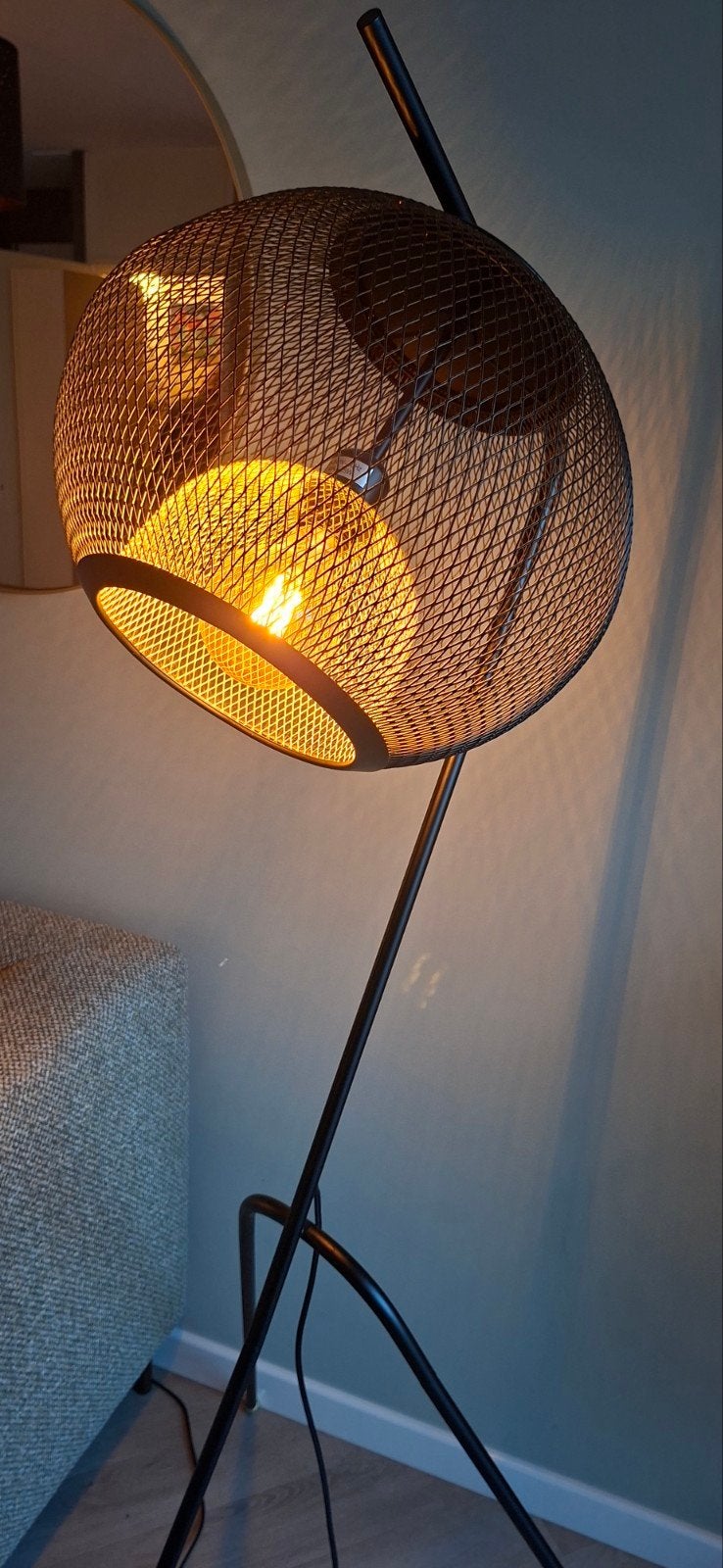 Design staande lamp Coco Maison - Zo goed als nieuw, Ophalen, Zo goed als nieuw, Metaal, 150 tot 200 cm