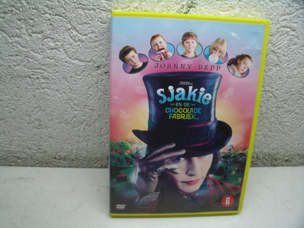 dvd 246k sjakie en de chocolade fabriek, Alle leeftijden, Ophalen of Verzenden, Zo goed als nieuw