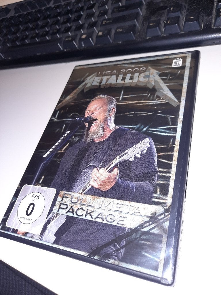 DVD Metallica – Full Metal Package, Vanaf 16 jaar, Ophalen, Zo goed als nieuw