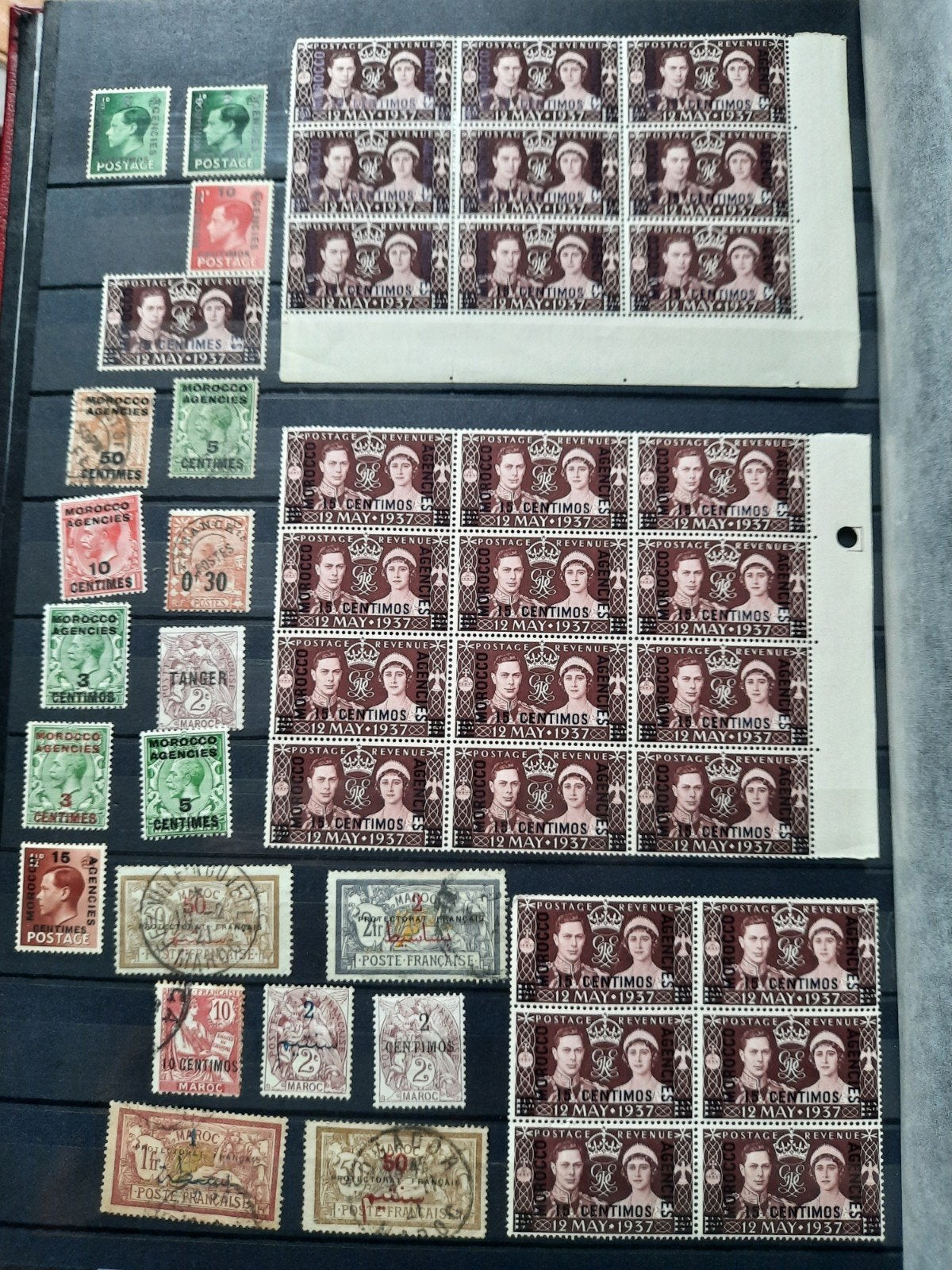 Collectie Marokkaanse postzegels - Diverse uitgaven kolonie, Verzenden