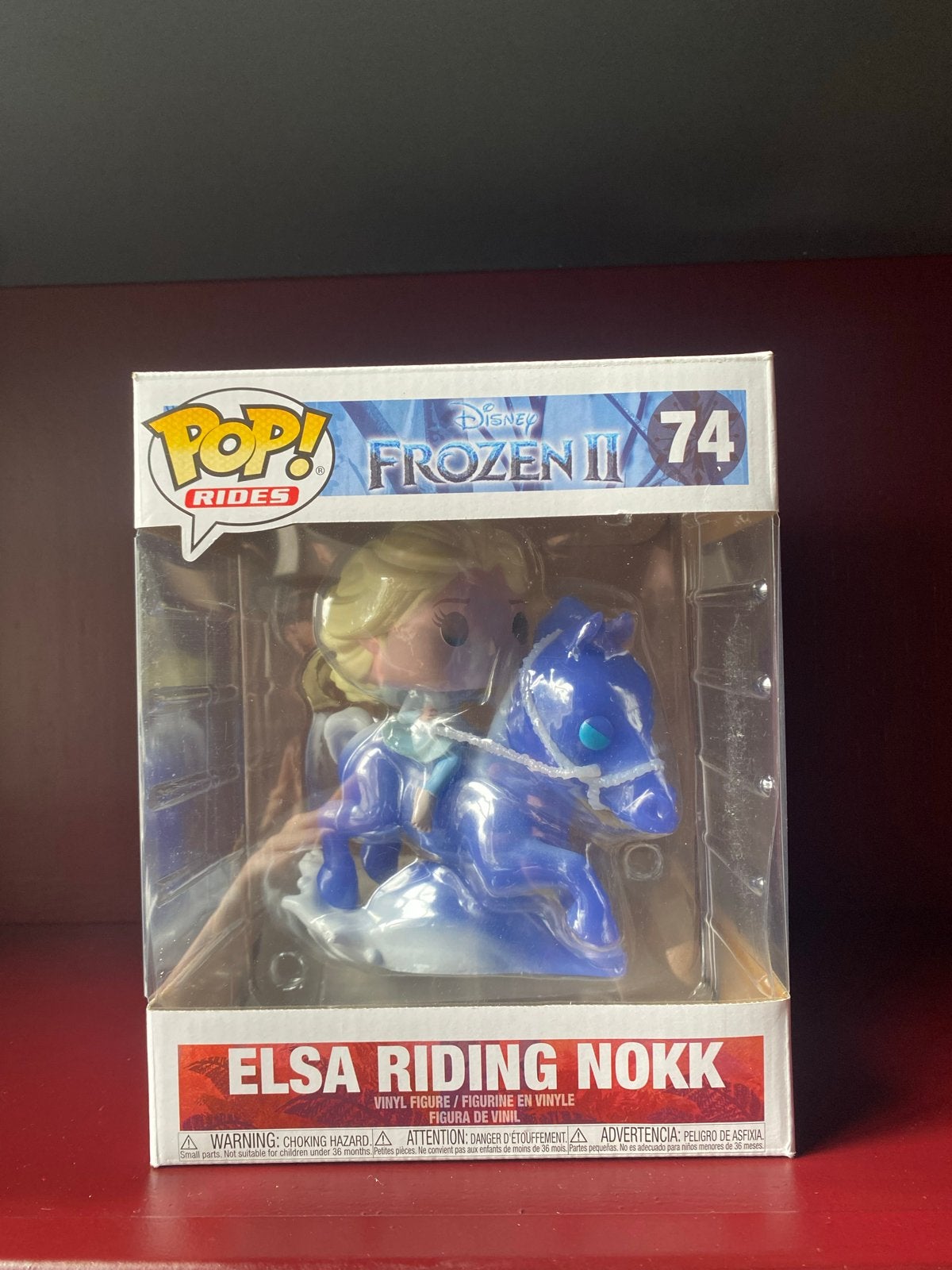 Funko Pop! Rides: Frozen 2 - Elsa Riding Nokk #74, Ophalen of Verzenden, Zo goed als nieuw