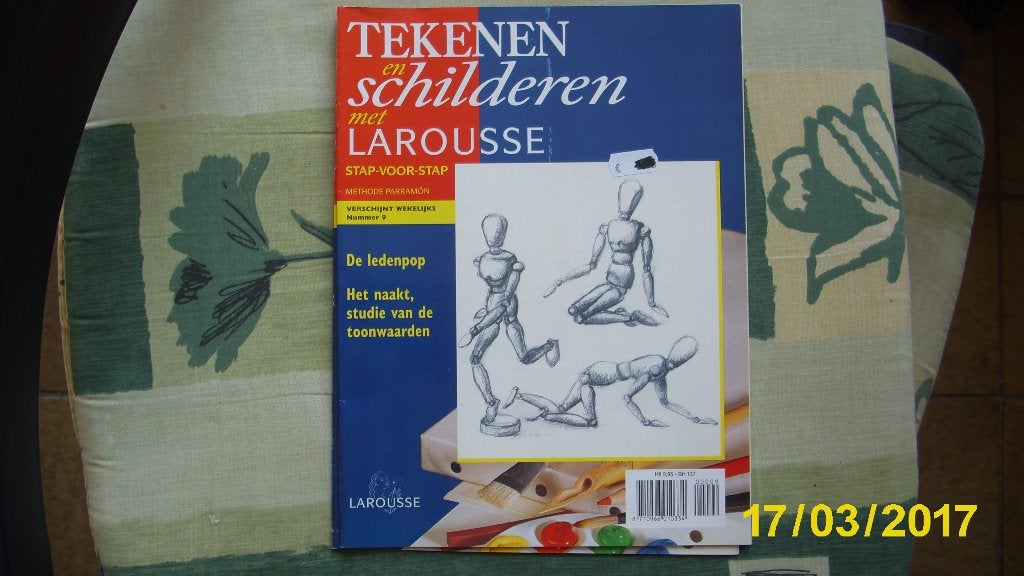 tekenen en schilderen met Larousse deel 9 -10-11-12-13, Hobby en Vrije tijd, Verzenden, Zo goed als nieuw, Boek of Gids