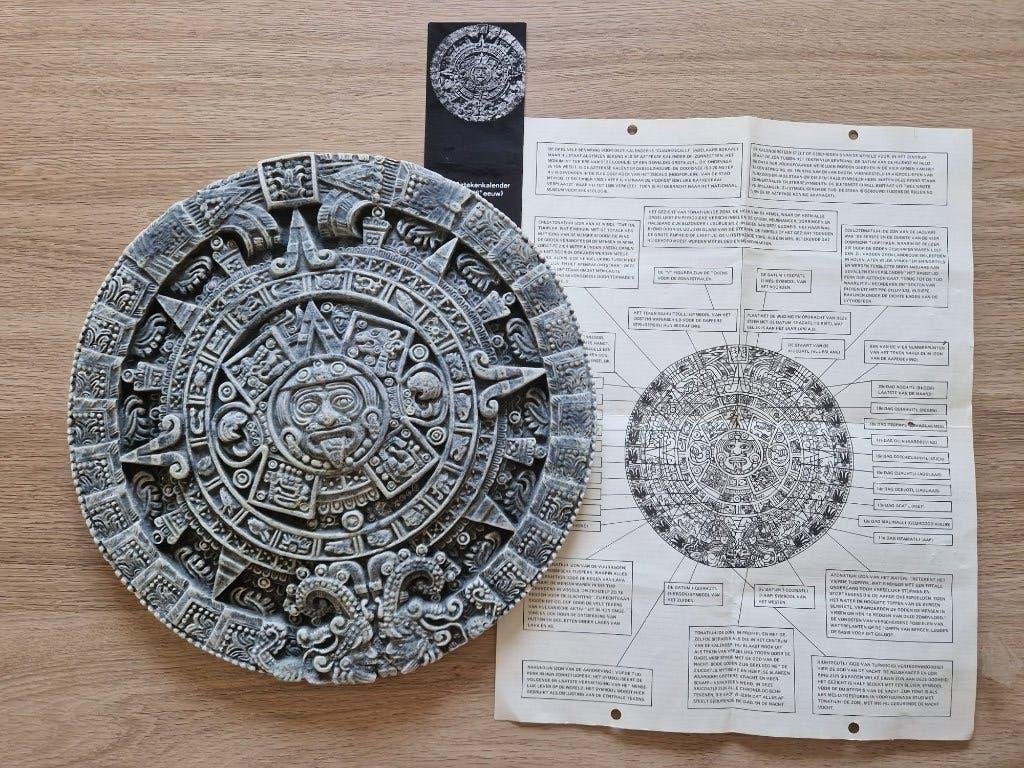 Aztekenkalender, Ophalen of Verzenden, Zo goed als nieuw, Steen/keramiek