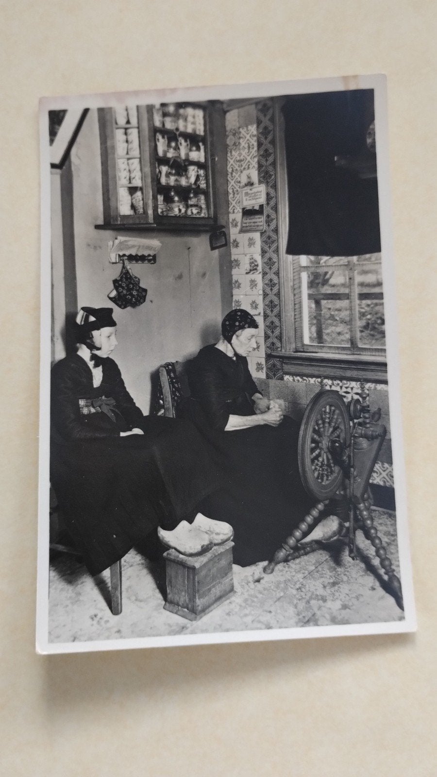 Oude foto Staphorster klederdracht, Ophalen of Verzenden, 1920 tot 1940, Ongelopen, Klederdracht