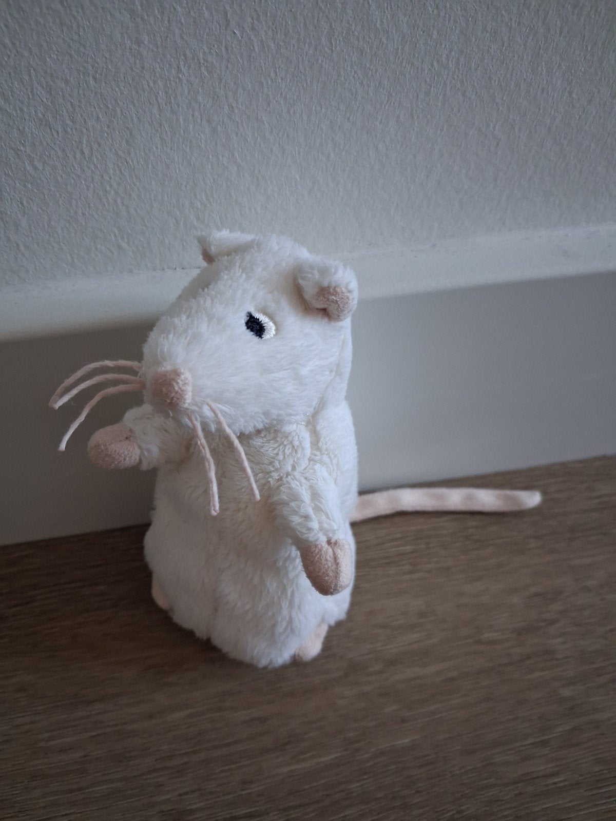 Knuffel Ikea muis Gosig Mus wit muisje L1784, Ophalen of Verzenden, Zo goed als nieuw, Overige typen