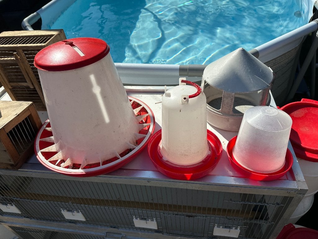Voersilo watersilo, Ophalen, Kooi-accessoires