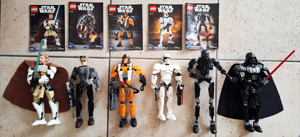 Lego Star Wars Buildable Figures - 6 stuks, Ophalen of Verzenden, Zo goed als nieuw