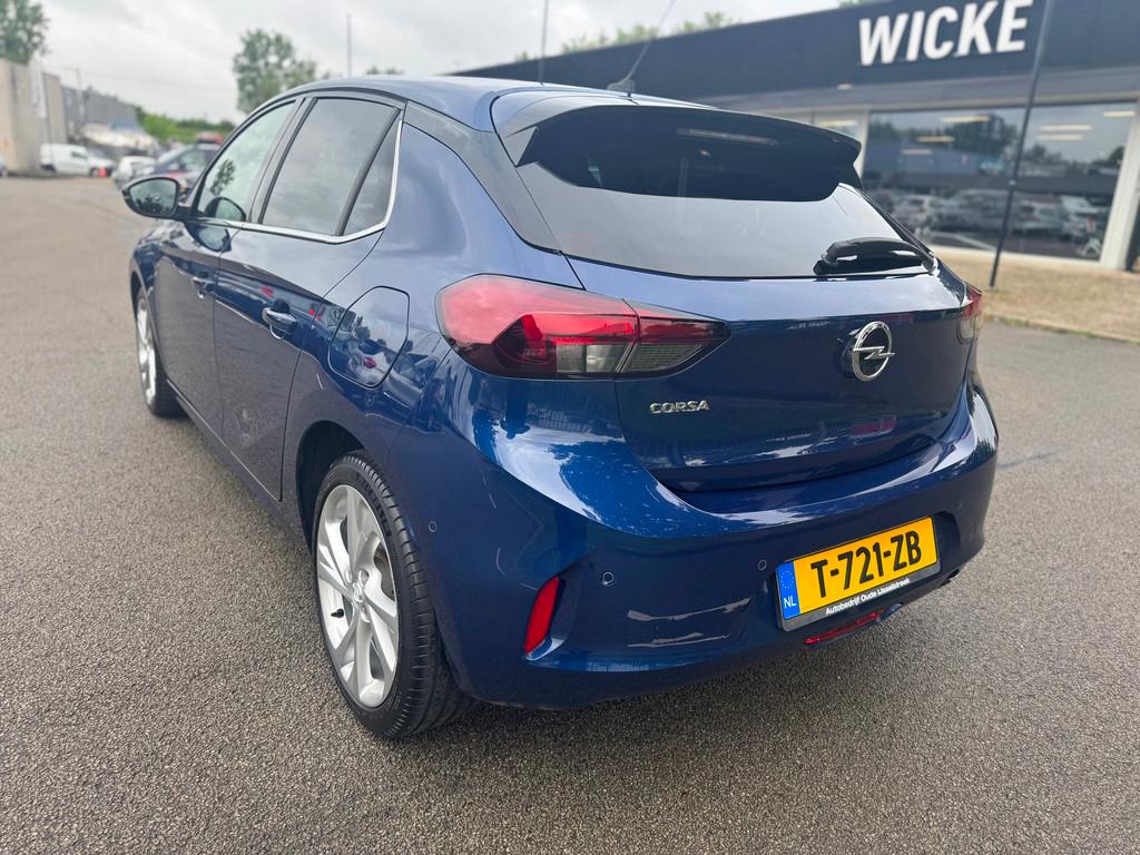 Opel Corsa 1.2 Edition Camera Clima PDC Stoelverw Led, Voorwielaandrijving, 1199 cc, Blauw, Leder en Stof