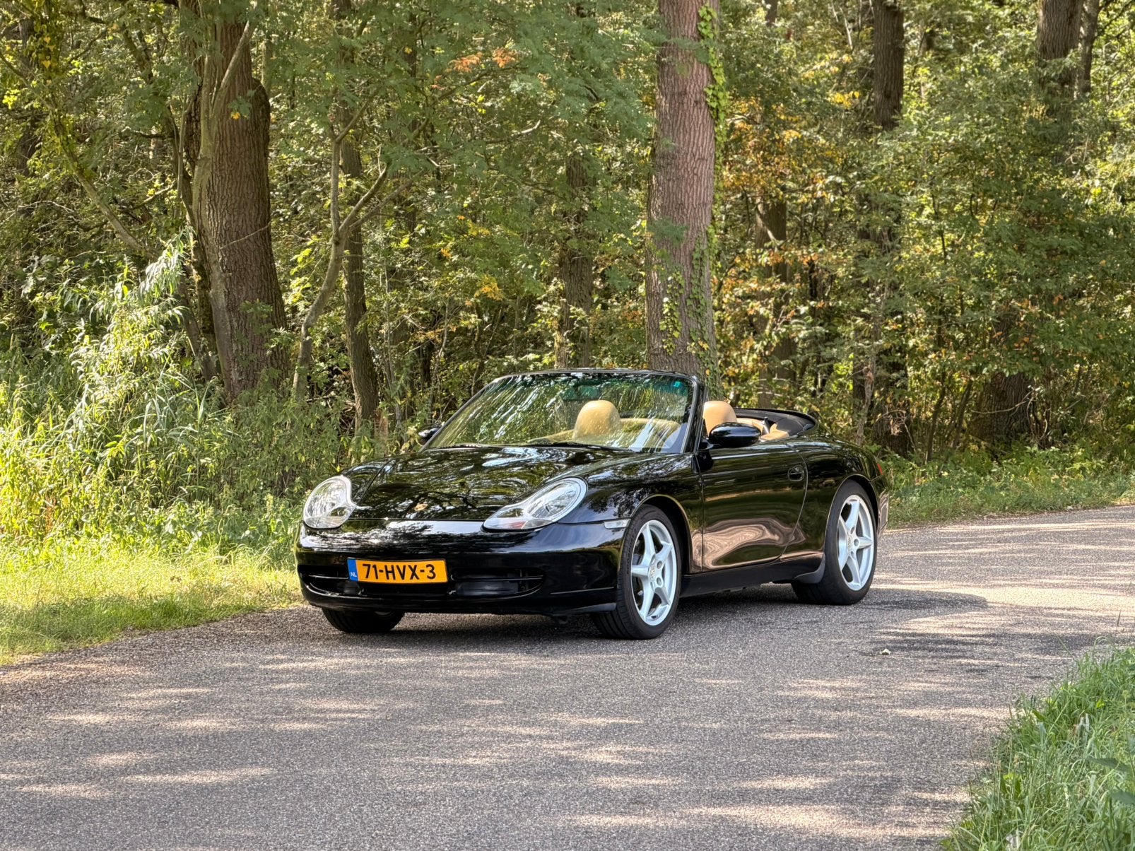 Porsche 911 3.4 cabrio 1999 super staat, Automaat, Beige, Cabriolet, 4 stoelen