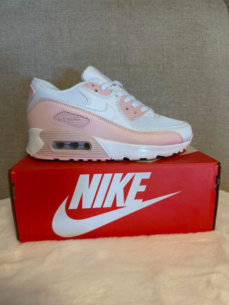 Nike Air Max 90 Roze Wit Maat 37, Ophalen of Verzenden, Zo goed als nieuw, Wit