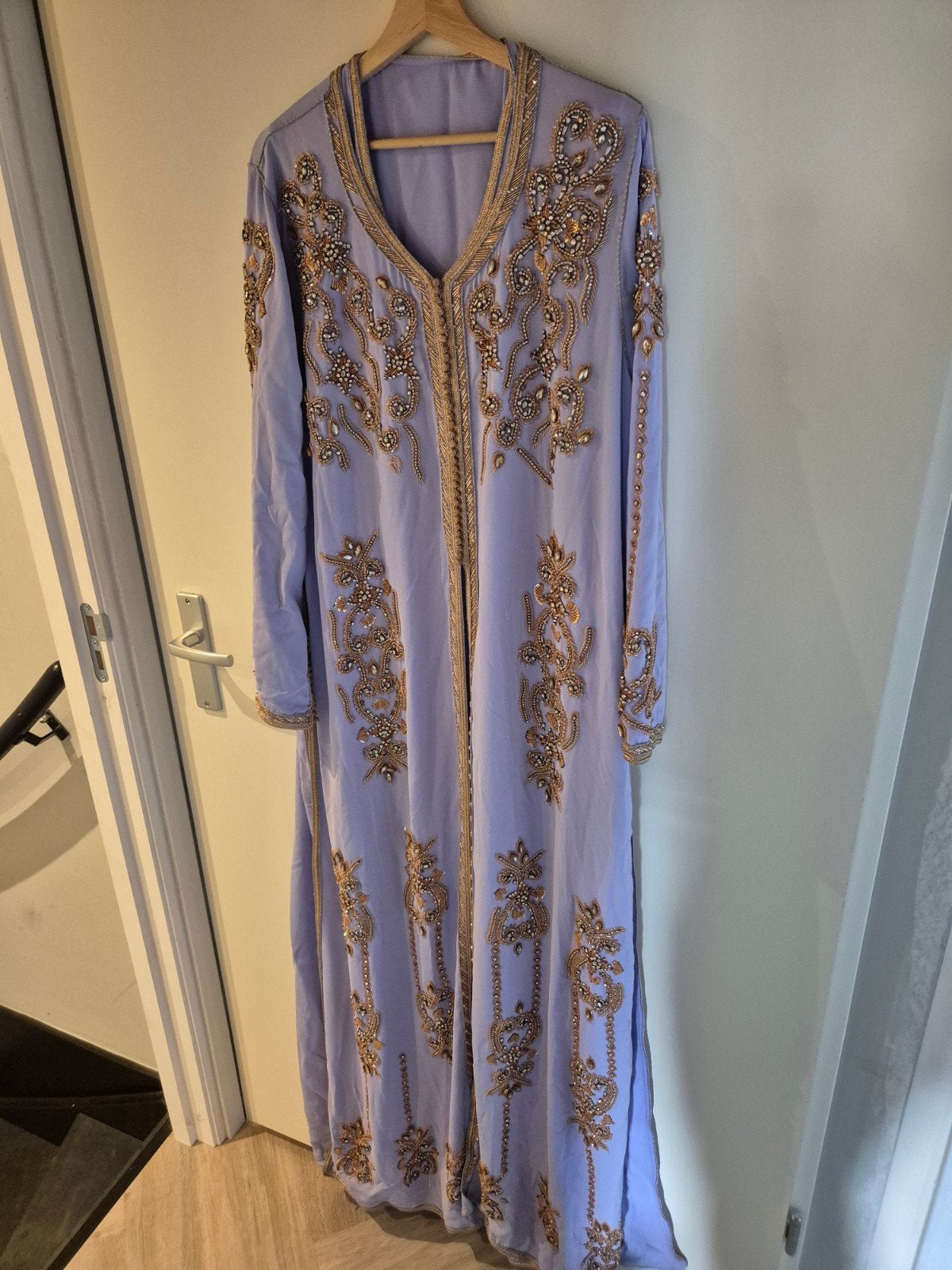 mooie Marokkaanse jurk, Kleding | Dames, Ophalen, Overige typen, Paars, Maat 42/44 (L)