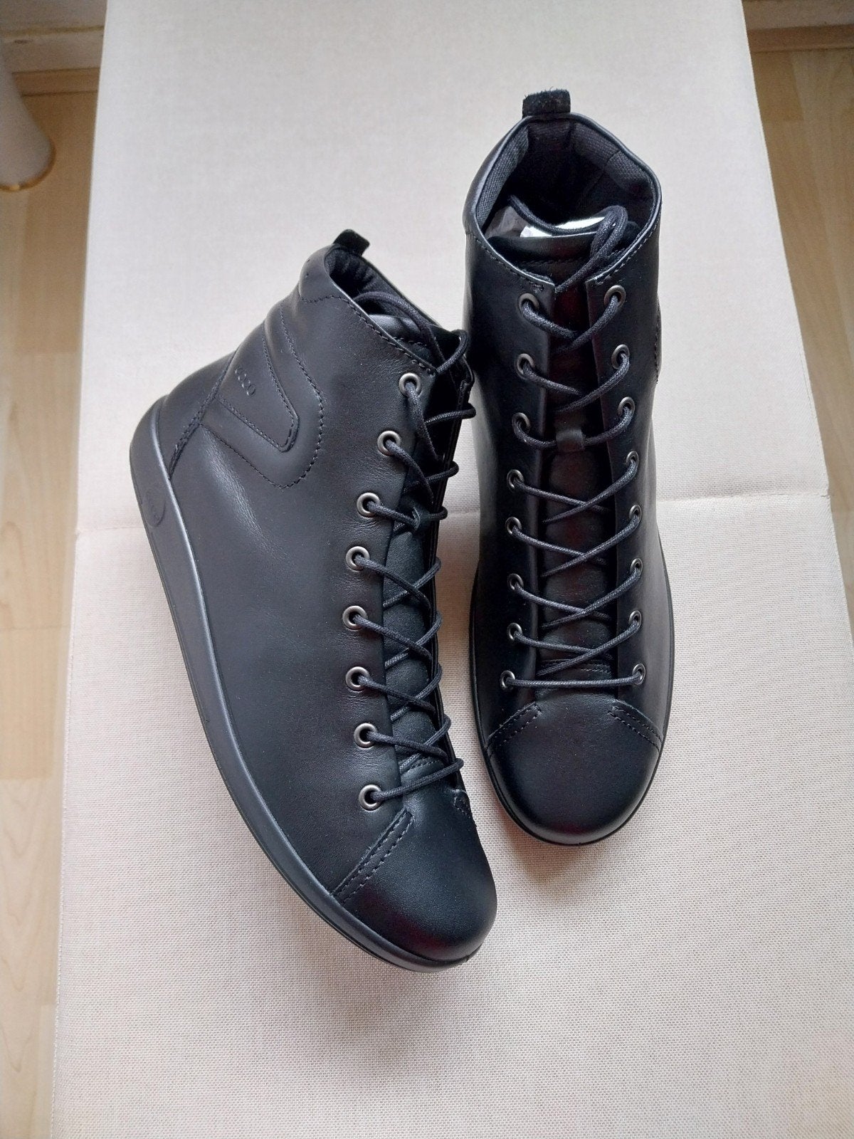 ECCO SOFT dames leren veterschoenen, zwart, maat 41, NIEUW, Kleding | Dames, Schoenen, Ecco, Zwart, Lage of Enkellaarzen, Nieuw