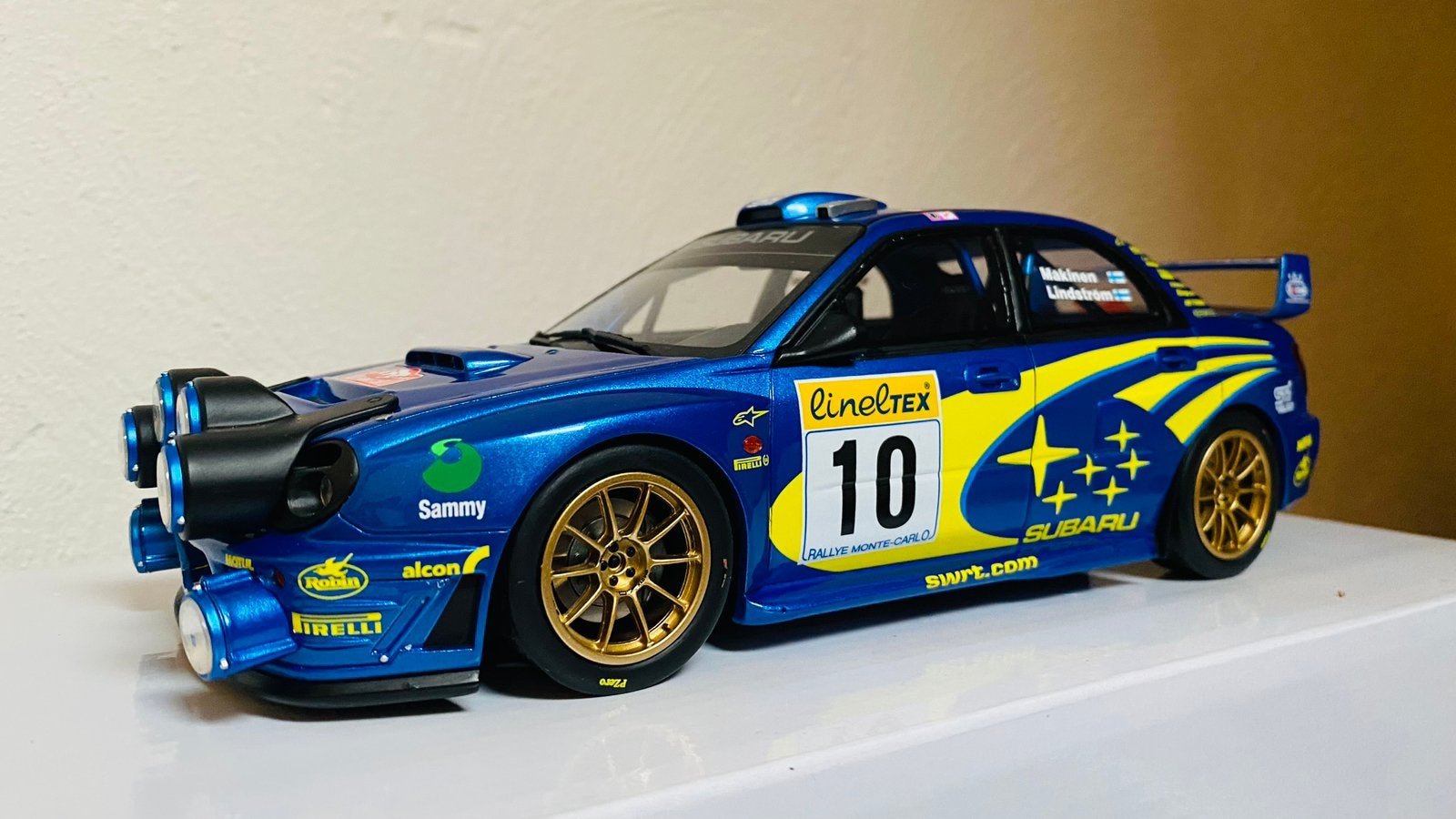 Ottomobile Subaru Impreza 1/18, Ophalen of Verzenden, Zo goed als nieuw, OttOMobile