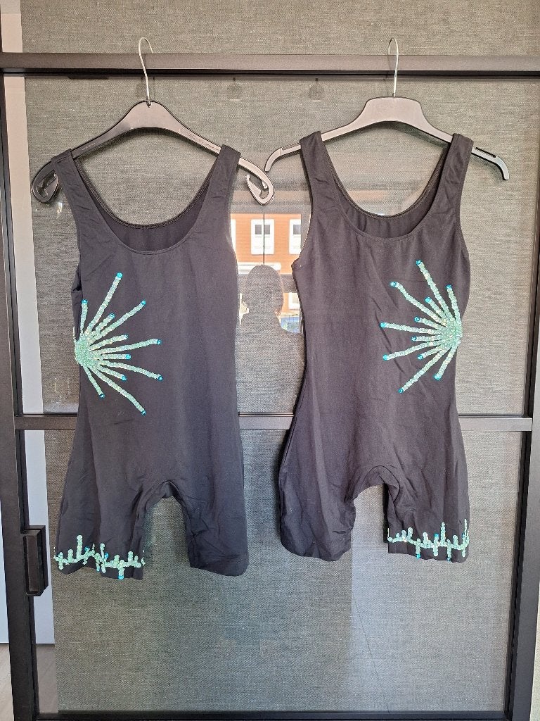 Leuke duo twirlpakjes - maat 36/38 & 38/40 - te koop!, Zwart, Maat 36 t/m 42, Ophalen of Verzenden, Zo goed als nieuw