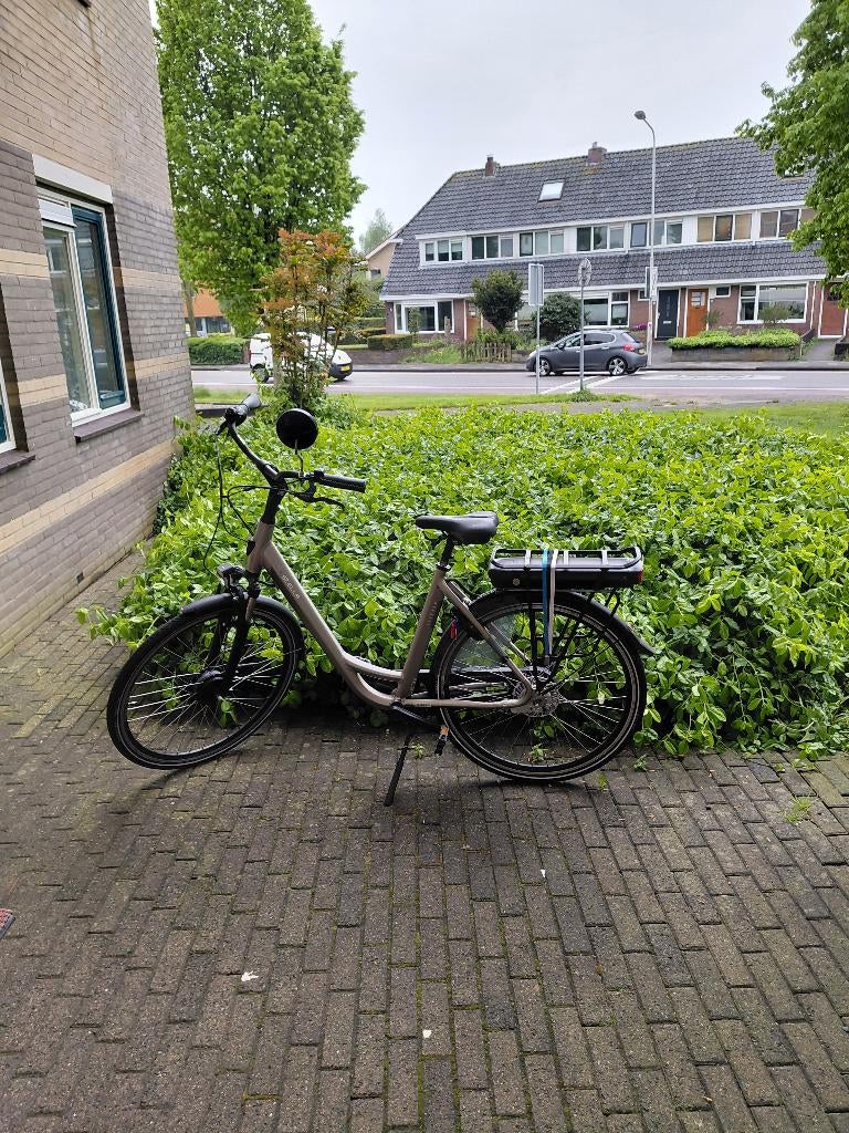 Stella elektrische fiets Livorno Grey FDST Comfort, Gebruikt, 51 tot 55 cm, 50 km per accu of meer, Ophalen