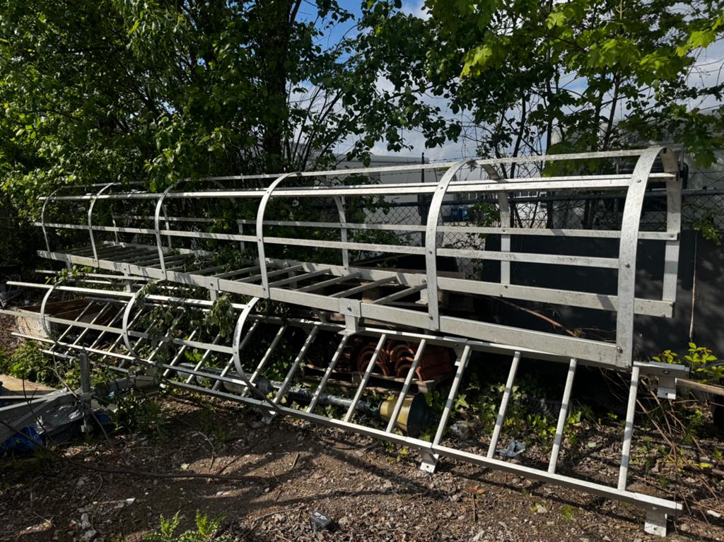 Vluchtlader brandlader kooilader 10 meter goede staat, Doe-het-zelf en Verbouw, Ladders en Trappen, Ophalen, Zo goed als nieuw