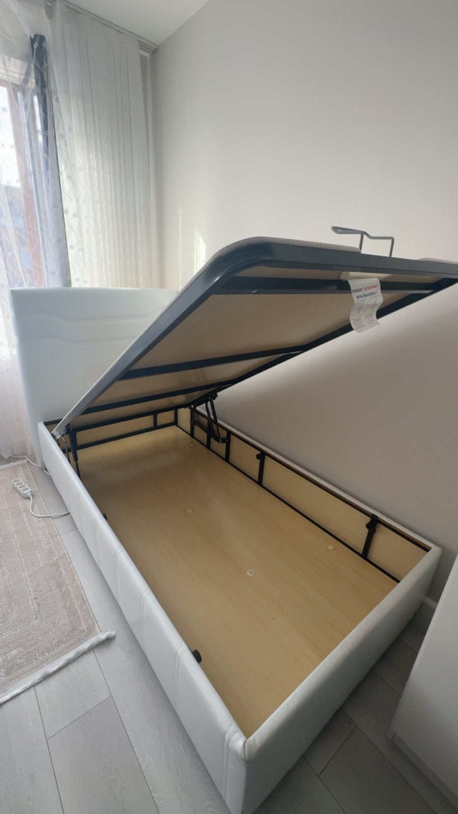 Eenpersoonsbed met opbergruimte en matras - Den Haag, Ophalen, Gebruikt, 90 cm, Eenpersoons