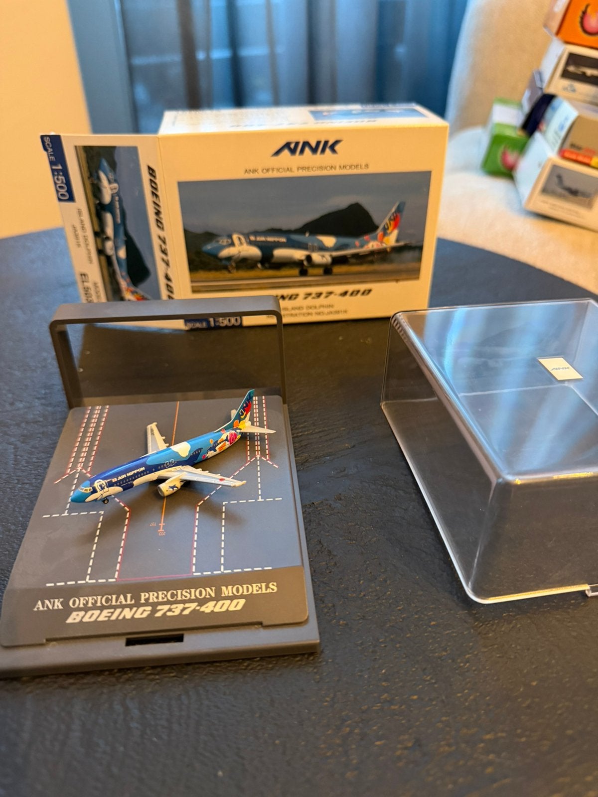 HerpaWings1:500 — Air Nippon Boeing 737-400 "Island Dolphin", Verzamelen, Ophalen of Verzenden, Zo goed als nieuw, Schaalmodel
