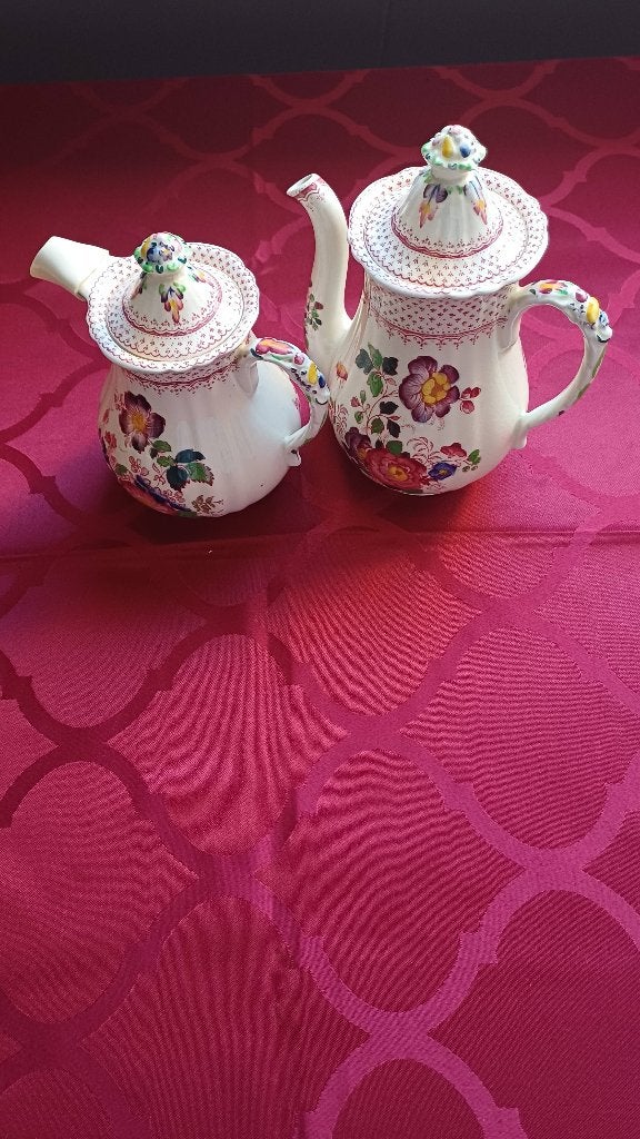 Maison paisleyservies onderdelen, Huis en Inrichting, Vintage, Gebruikt, Meerkleurig, Ophalen of Verzenden