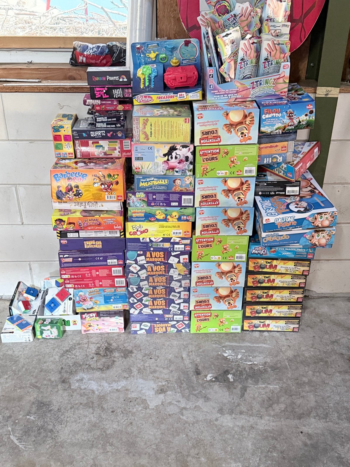 Grote collectie bordspellen en gezelschapsspellen, Een of twee spelers, Ophalen, Gebruikt