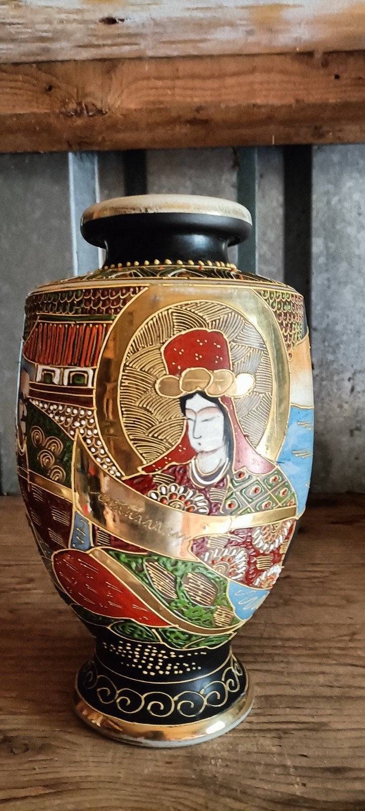 Sier kunst vaas Japans, Antiek en Kunst, Ophalen of Verzenden